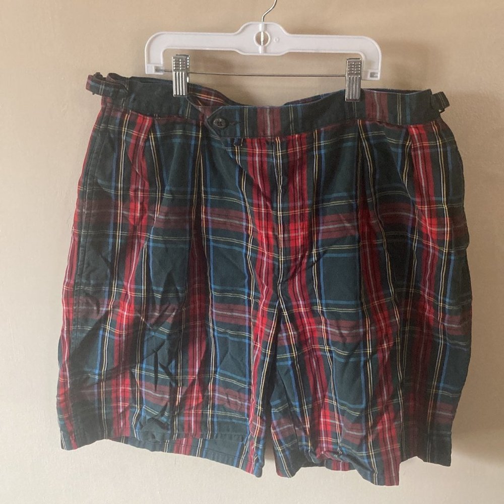 Vintage 1980s‎ plaid Polo by Ralph Lauren shorts